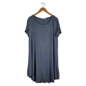Jollie lovin T shirt Dress Gray XL